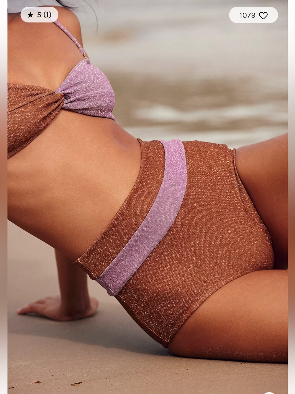 NWT Beach Riot Meara Bikini Bottoms